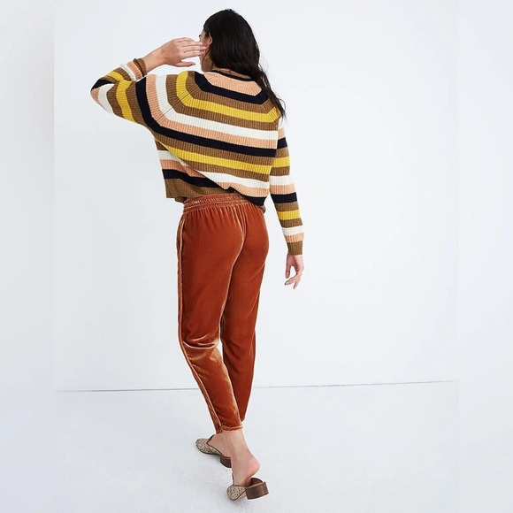 MADEWELL NWOT Track‎ Trousers in Velvet - Picture 3 of 12